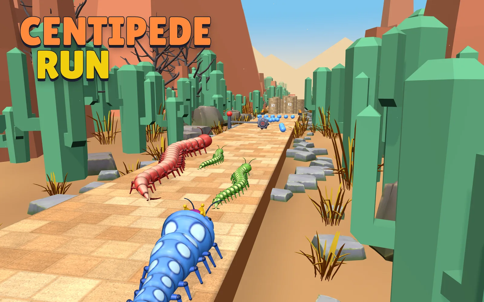 Centipede Run gameplay